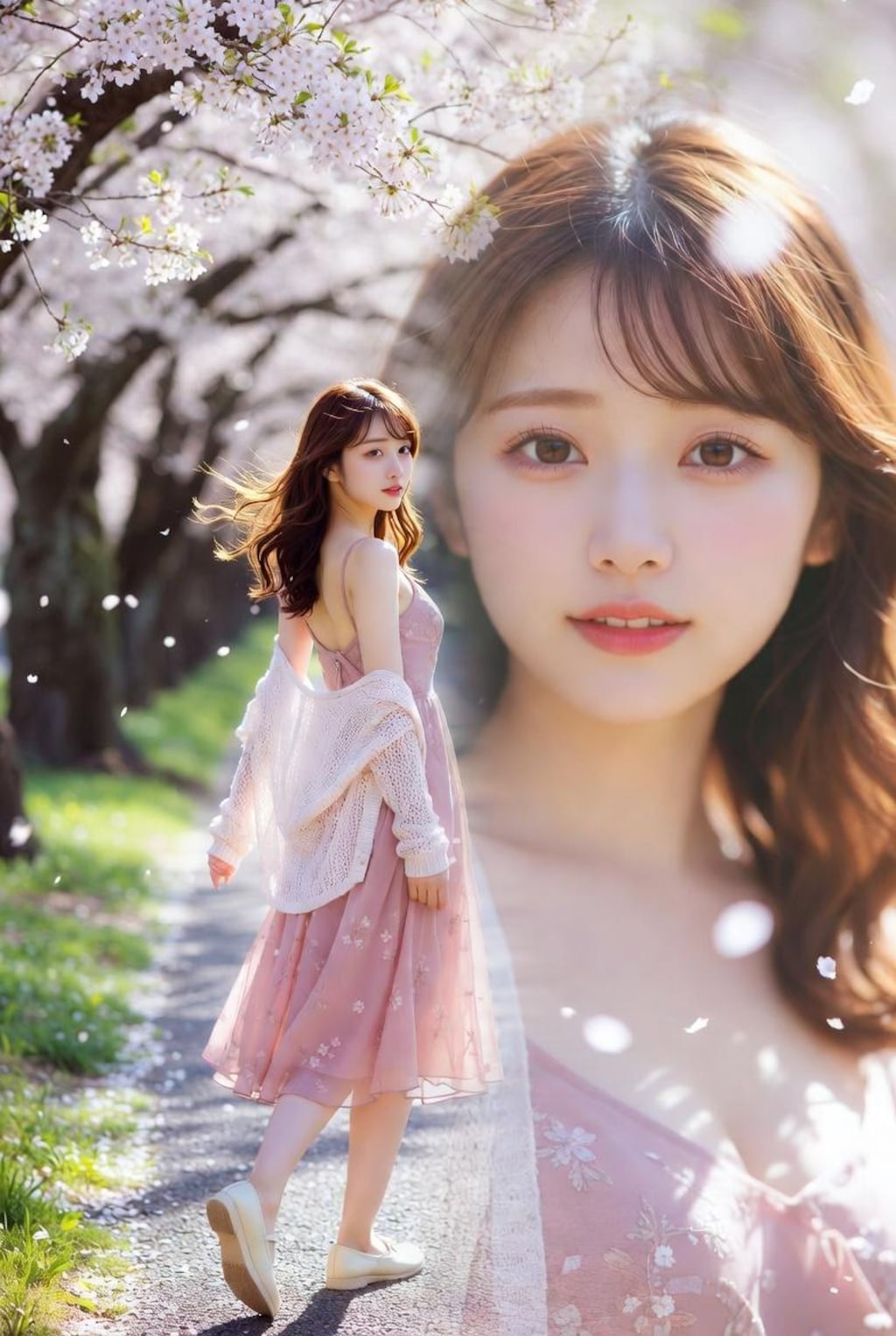 桜のそよ風に包まれて