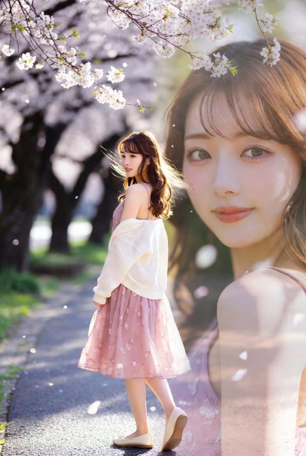 桜のそよ風に包まれて