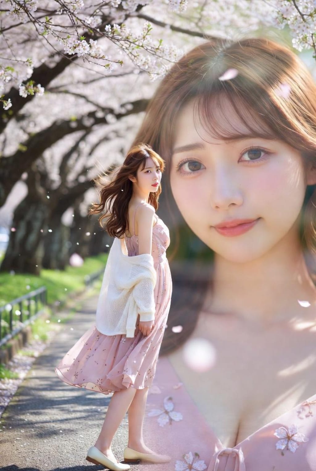 桜のそよ風に包まれて