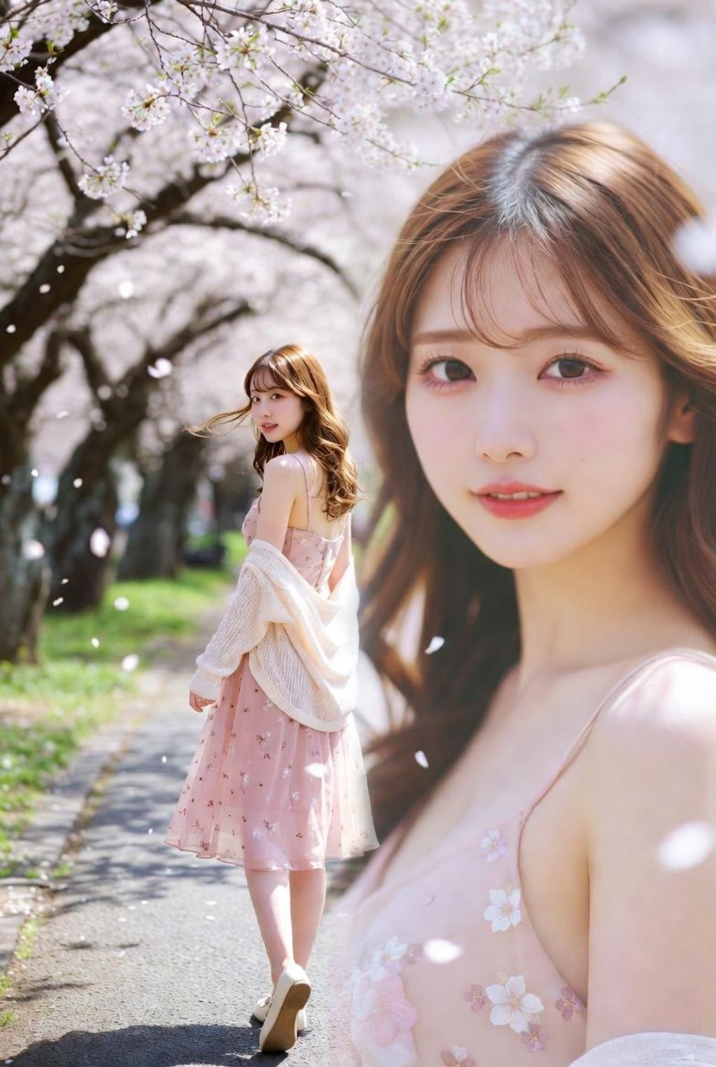 桜のそよ風に包まれて