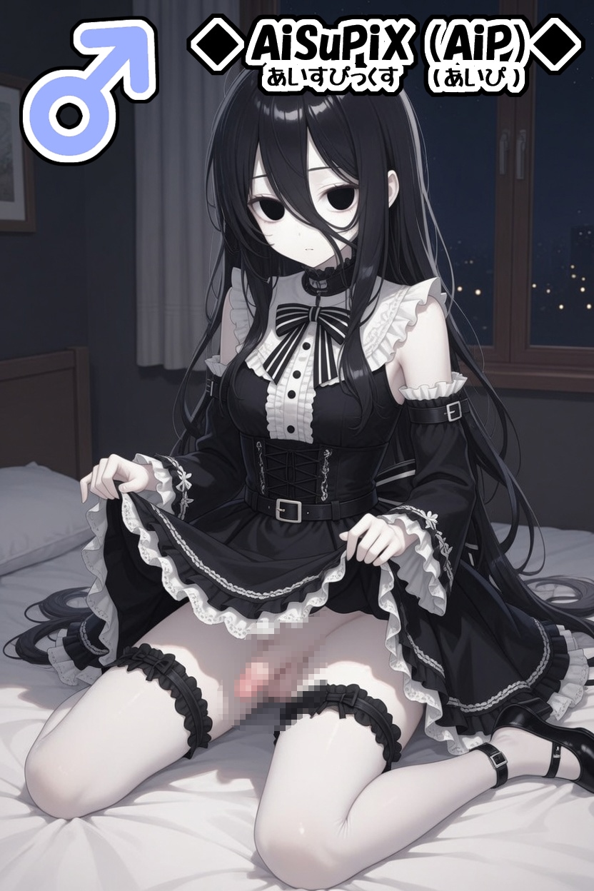 💗【裏】AiSuPix／可愛い黒髪ゴスロリちゃん💗