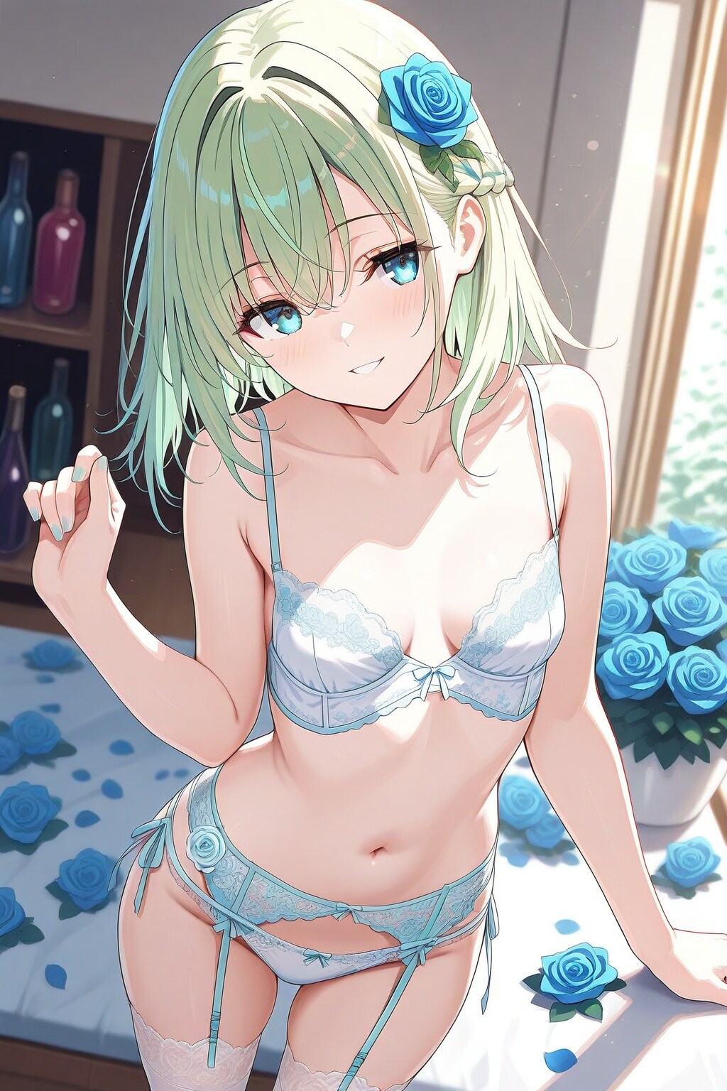 「シンデレラバスト」の美少女　ー ランジェリー姿 その１ ー