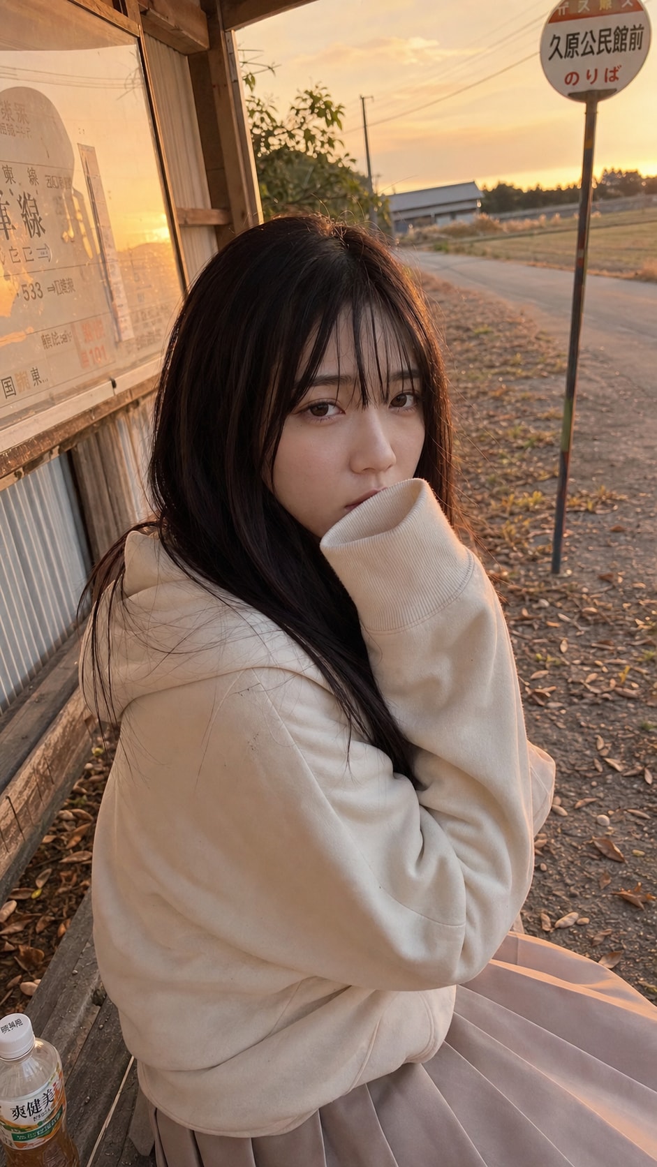 Waiting for the Evening Bus