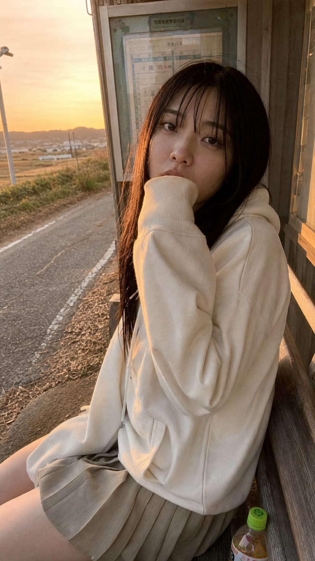 Waiting for the Evening Bus