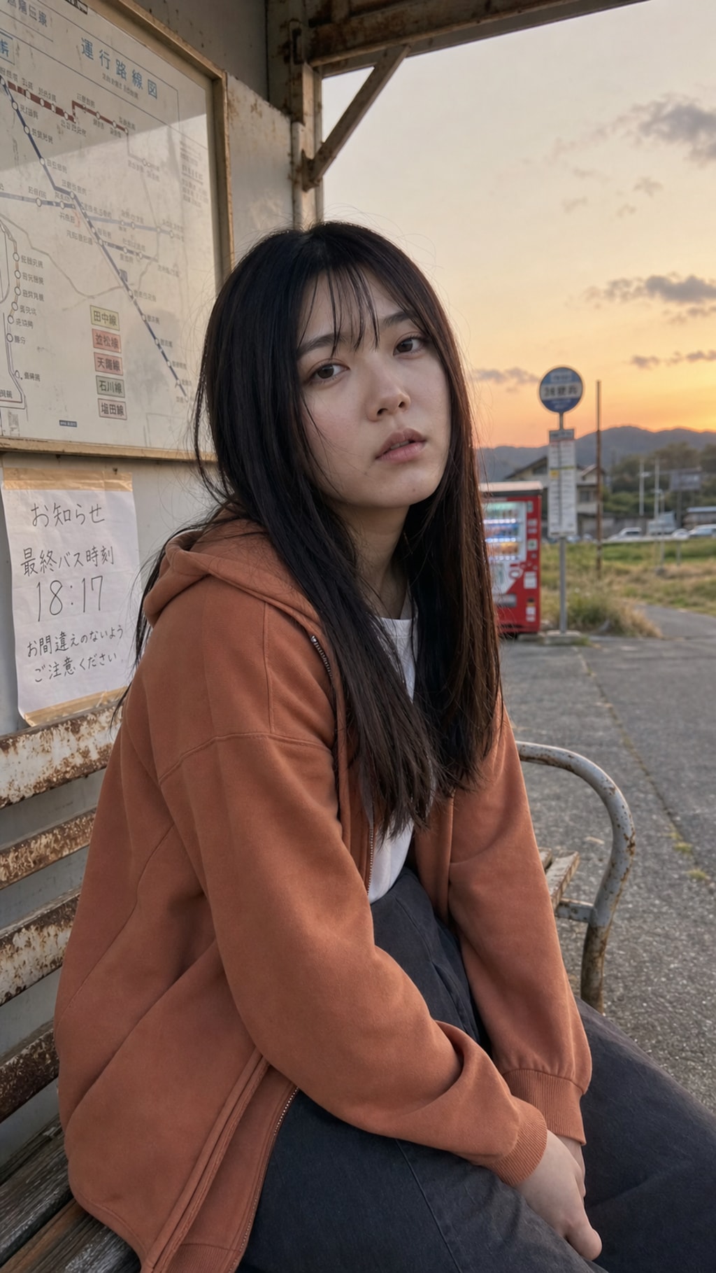 Waiting for the Evening Bus