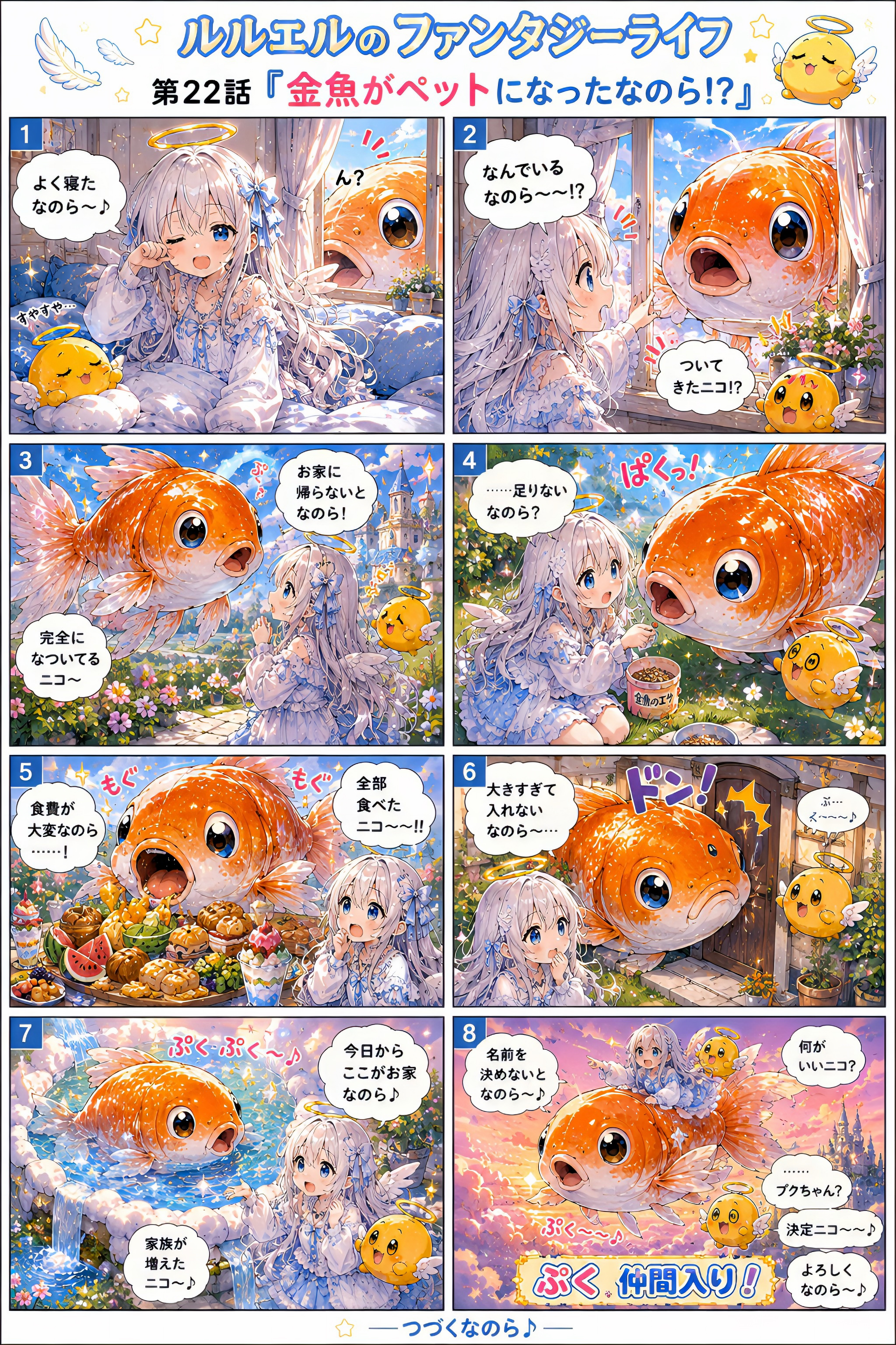 金魚がペットになったなのら～！🐟 | の人気AIイラスト・グラビア