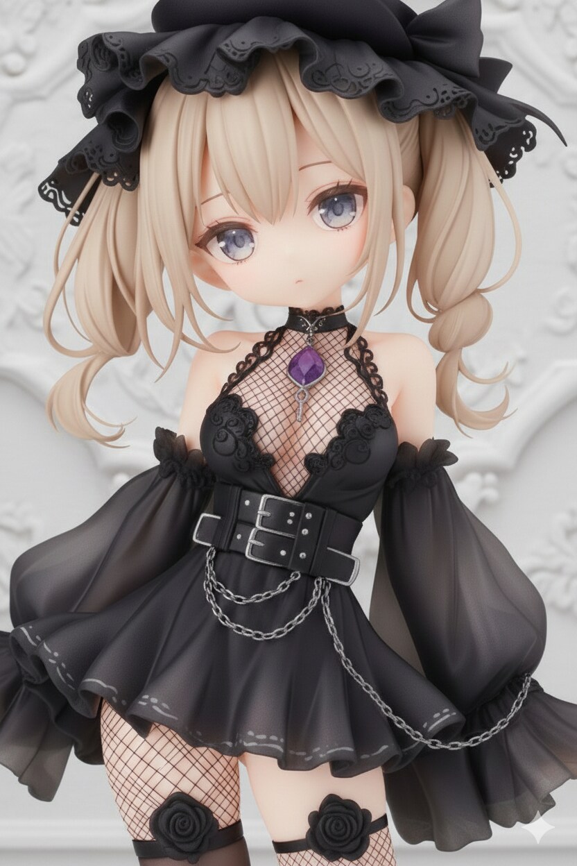 誤シックロリータ ツインテ　フィギア