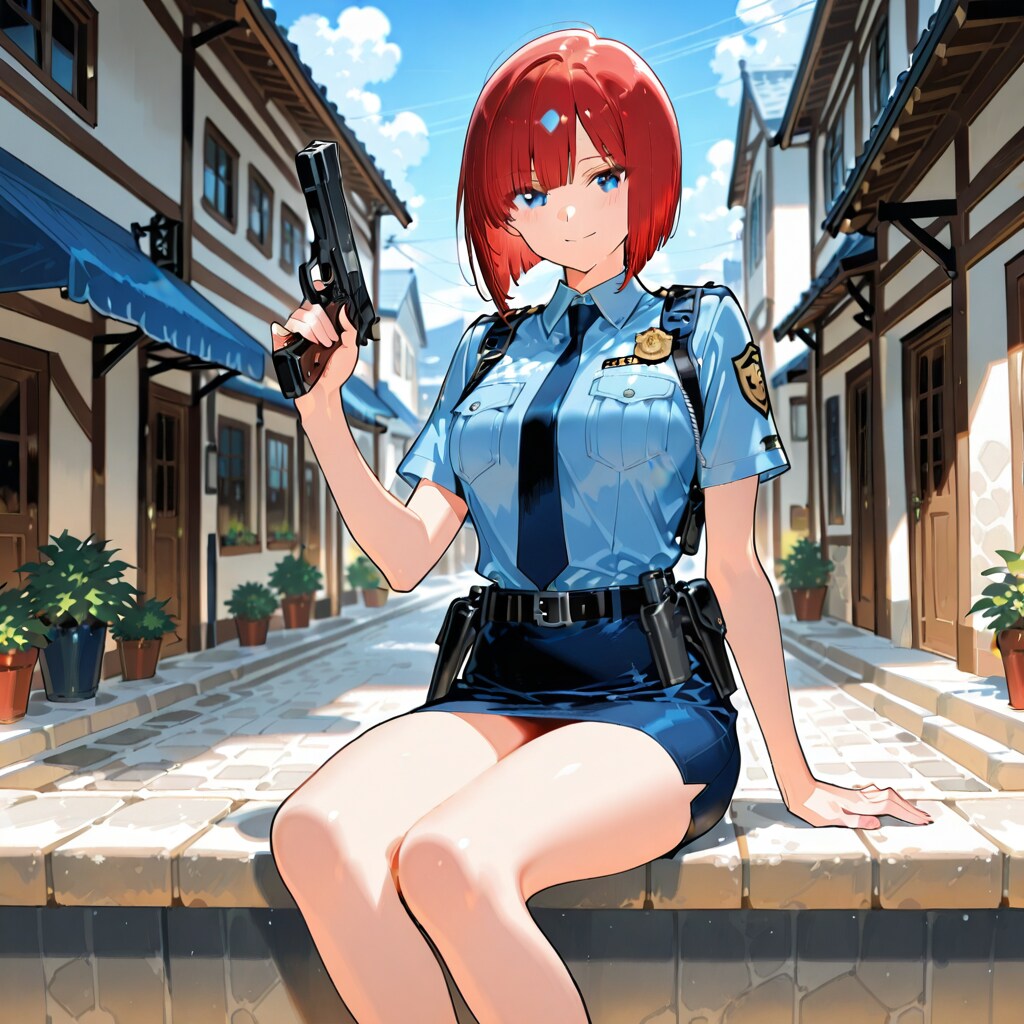 ミニスカポリス | の人気AIイラスト・グラビア