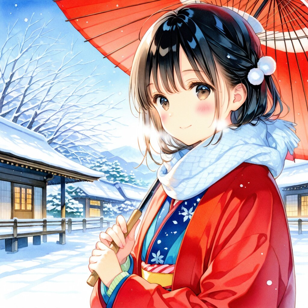 和服女子