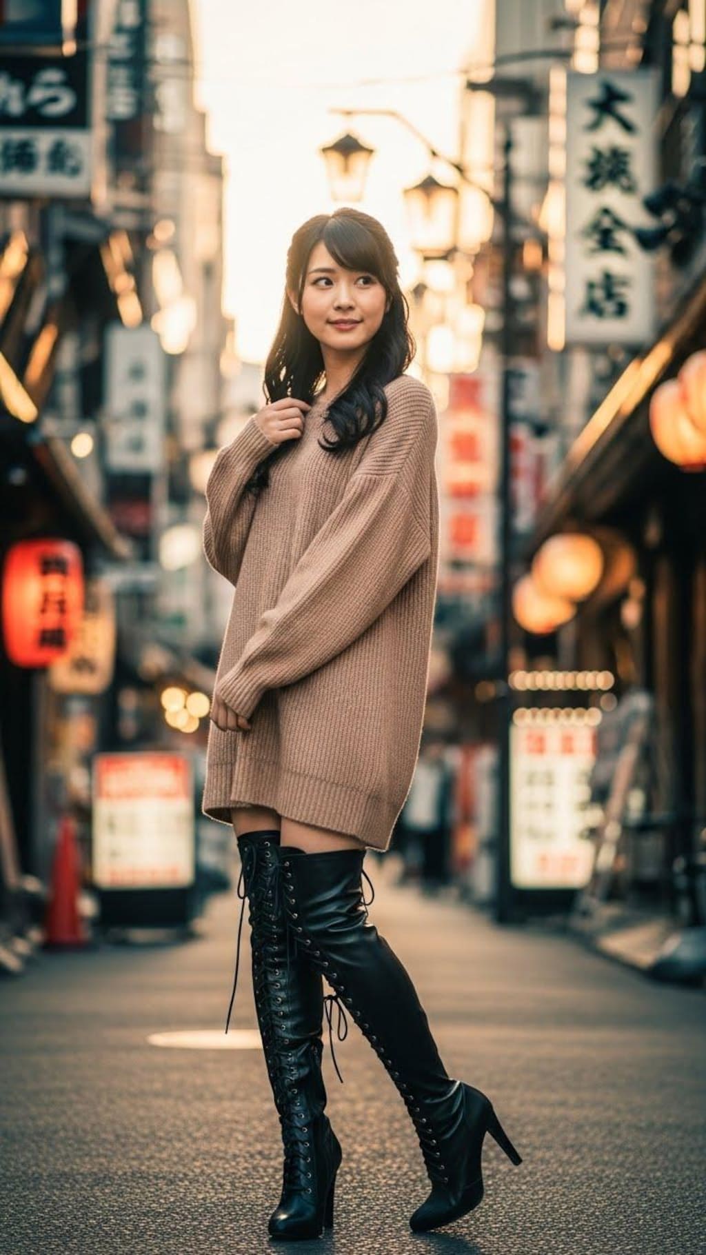 サイハイブーツフェティッシュ005《レースアップ》