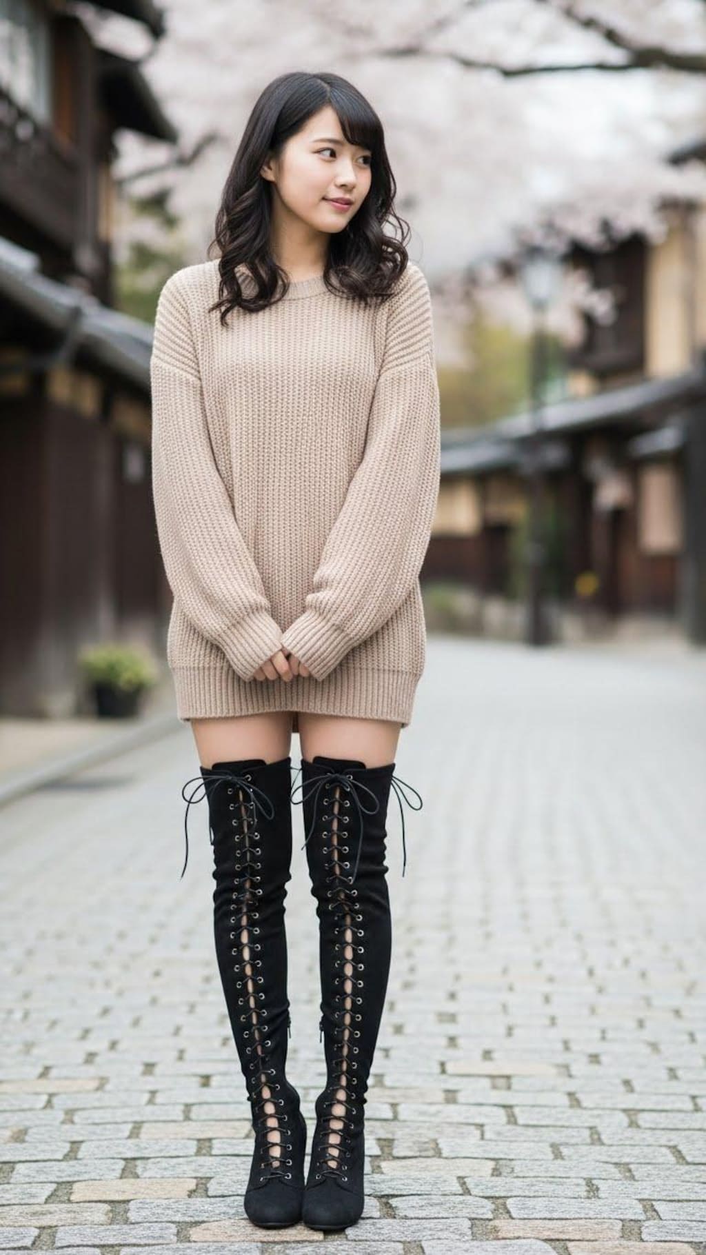 サイハイブーツフェティッシュ005《レースアップ》