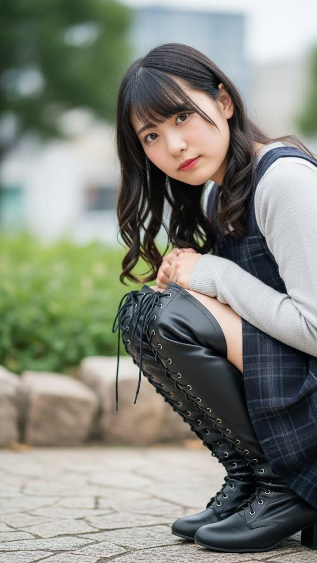 サイハイブーツフェティッシュ005《レースアップ》