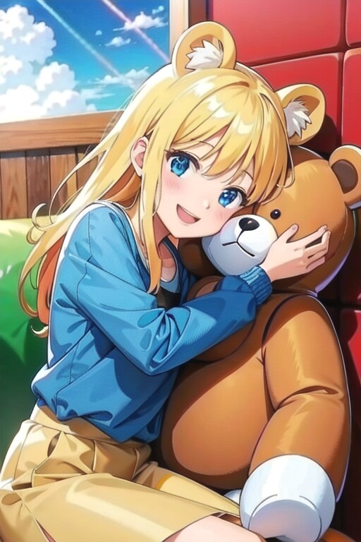 くま耳ちゃんとクマちゃん🧸