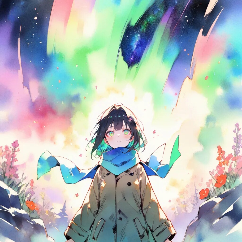 北の国のオーロラ