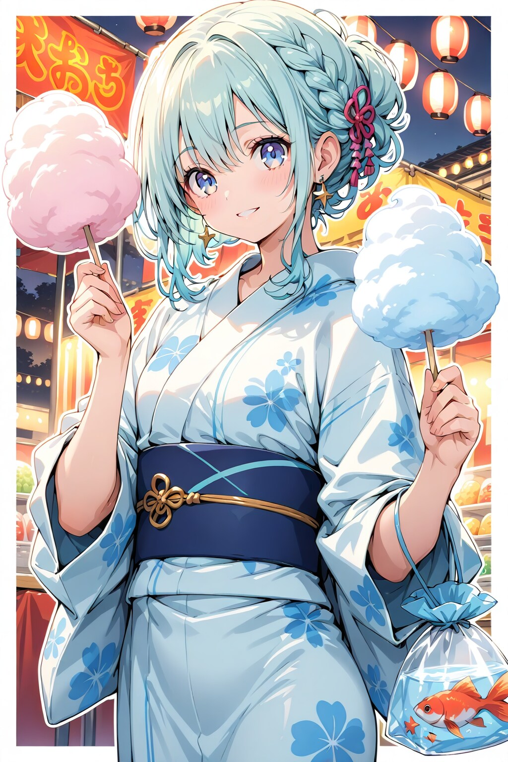 夏祭りLARIMARちゃん