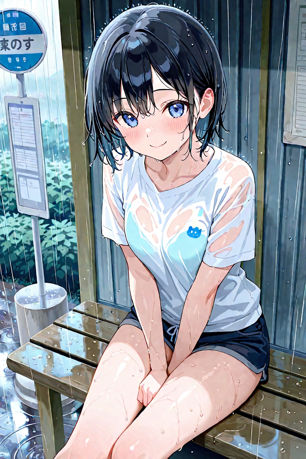 ずぶ濡れになっちゃったね💦(LILY)