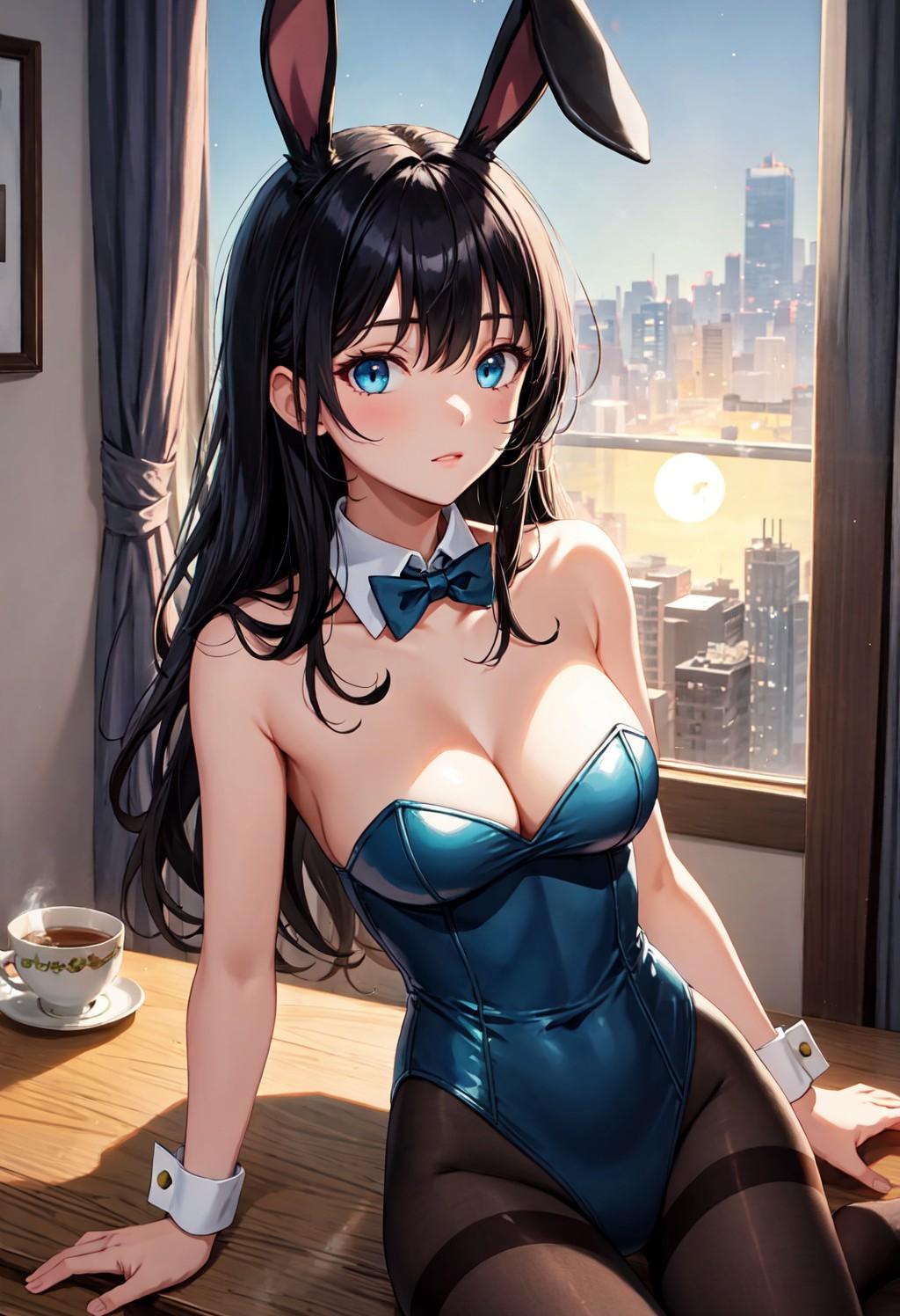 バニー衣装の葵さん