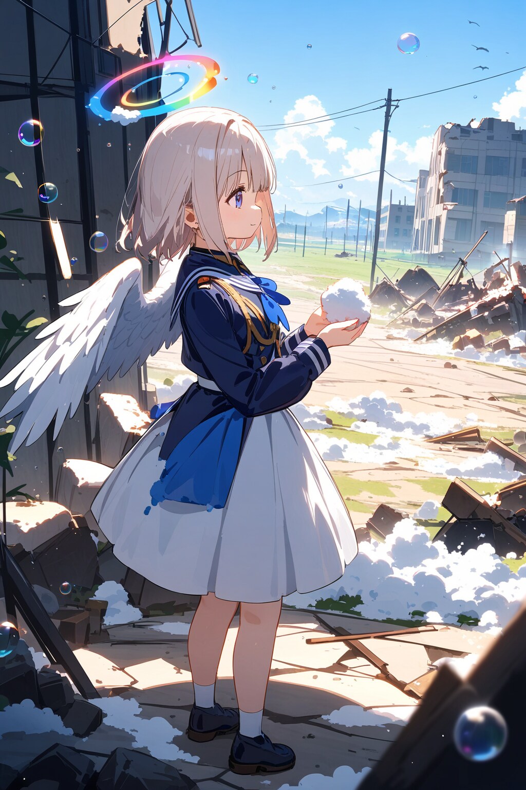 虹の天使 | の人気AIイラスト・グラビア