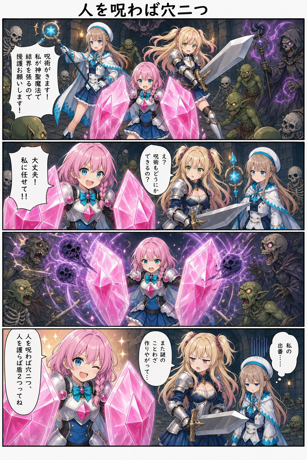 人を呪わば穴二つ