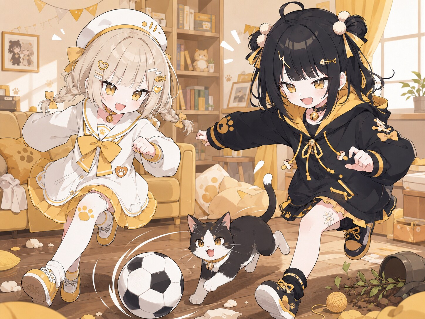 サッカーな双子ちゃん
