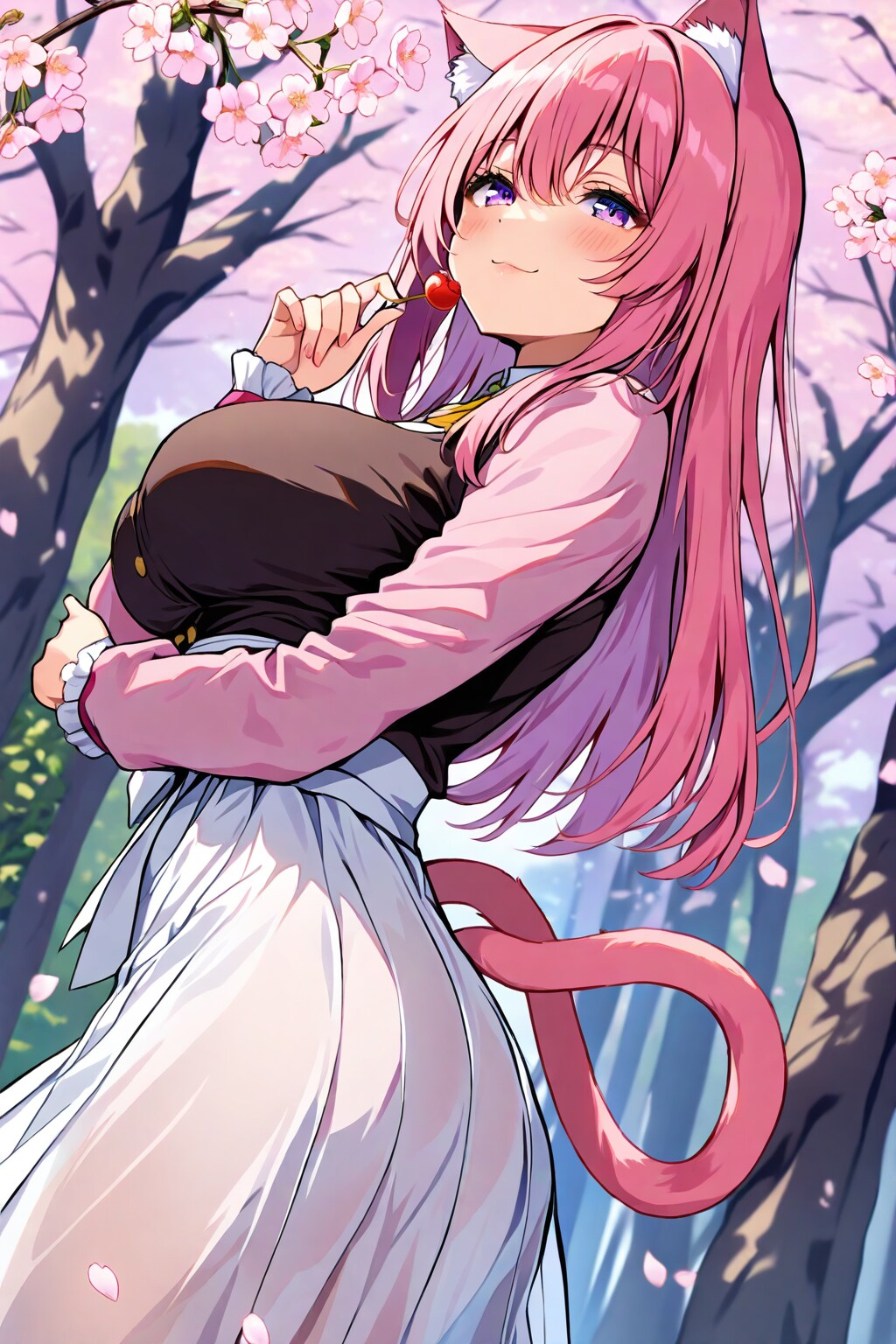 ネコ姐さんとお花見