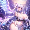 碧眼の白ドラゴン娘 2枚目
