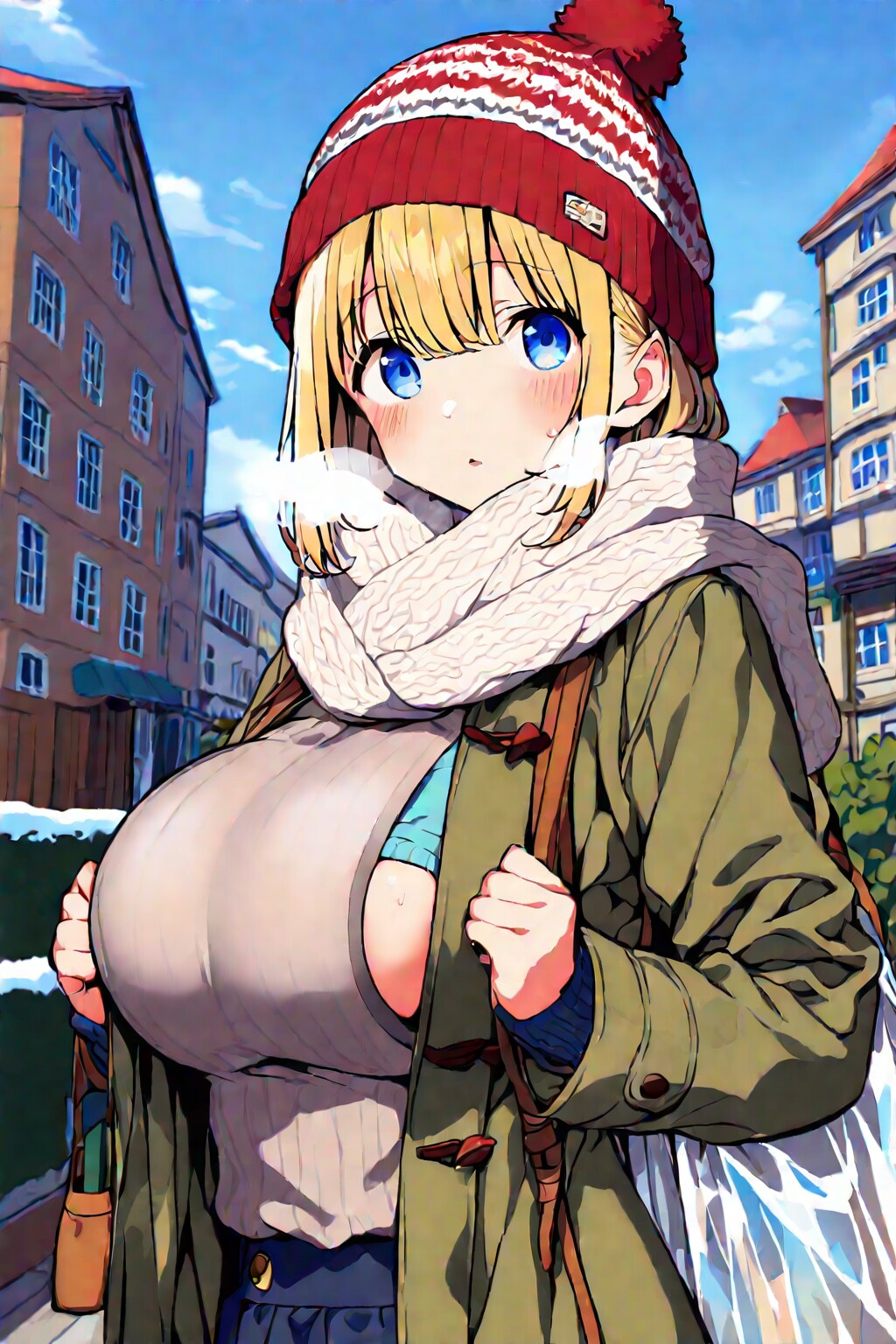 コートの下はエロい