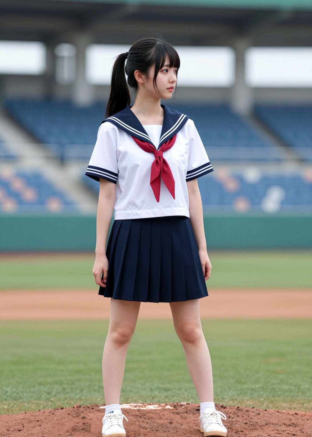 スタジアム女子（セーラー服）
