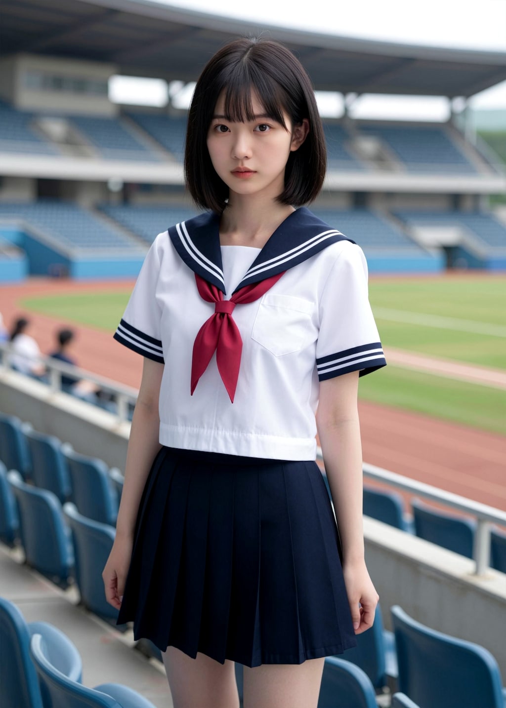 スタジアム女子（セーラー服）