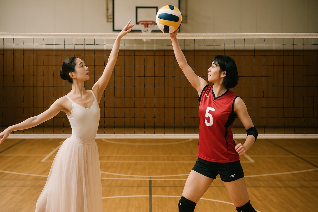バレエダンサー vs バレーボール選手