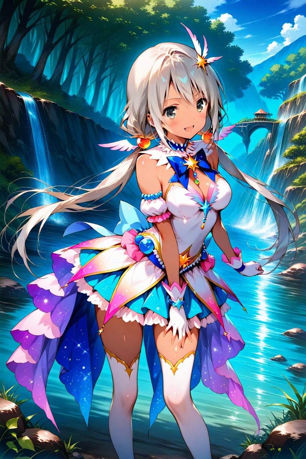 褐色系魔法少女 | の人気AIイラスト・グラビア