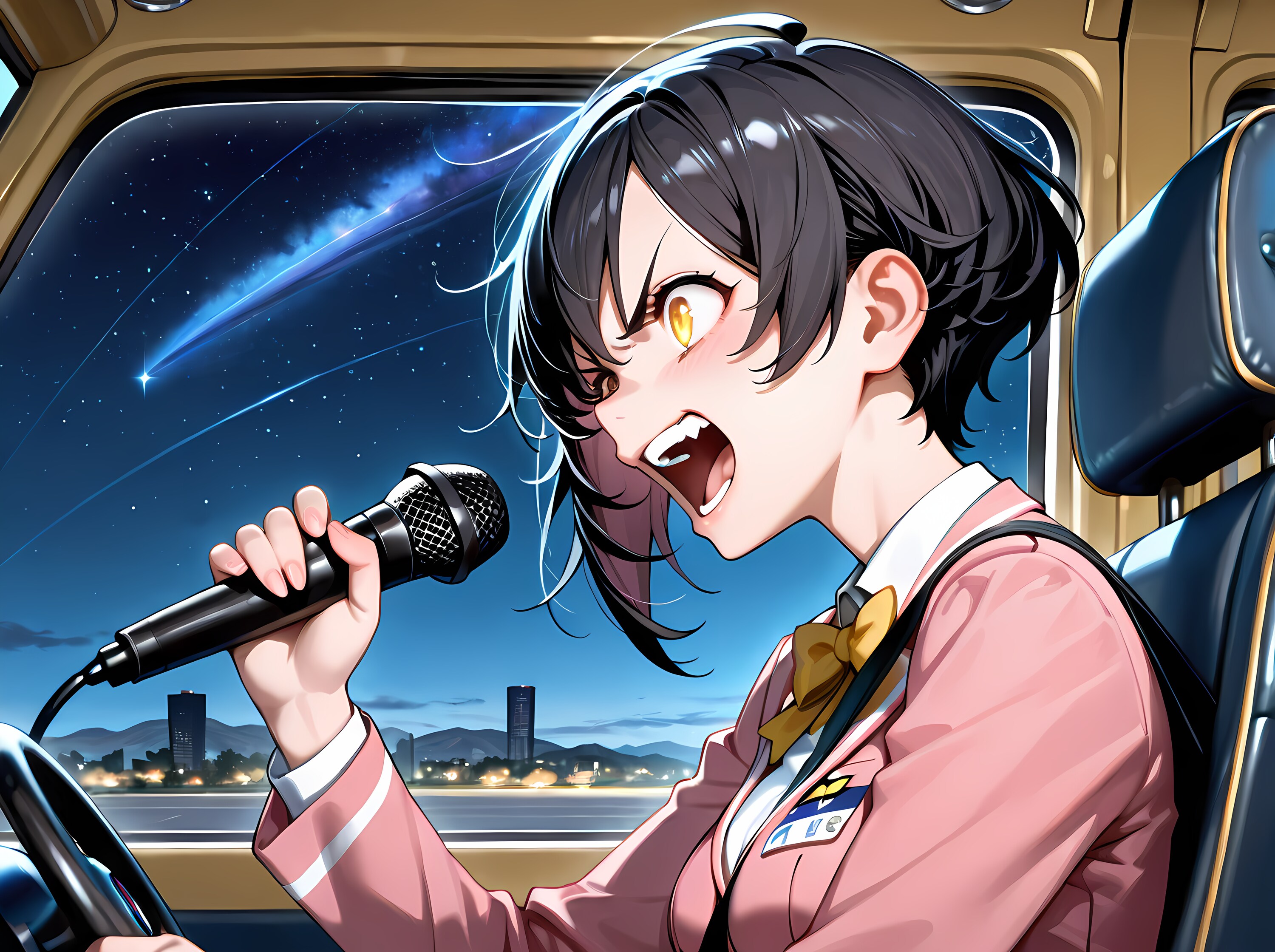 「右手をご覧くださぁぁああいっ💢❗❗💖」