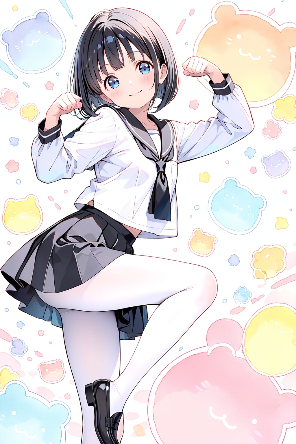 セーラー服の萌え少女(HARPY)(11) | の人気AIイラスト・グラビア