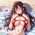 この水着…今日のために特別に選んできたんだよ/// 8枚目