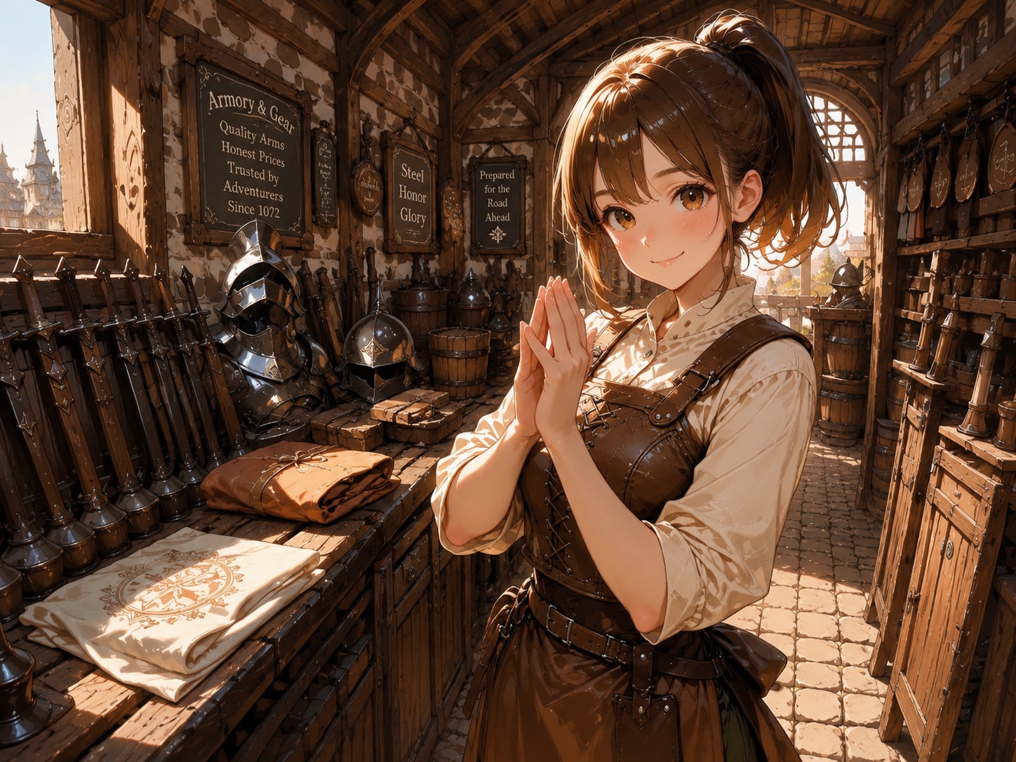 武器屋のお姉