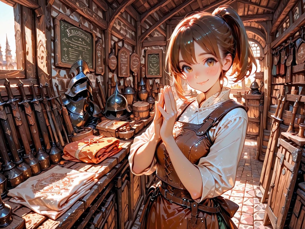 武器屋のお姉