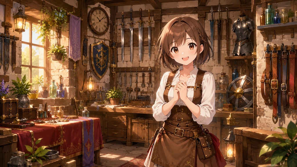 武器屋のお姉