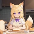 パンを焼くクレアちゃん 2枚目
