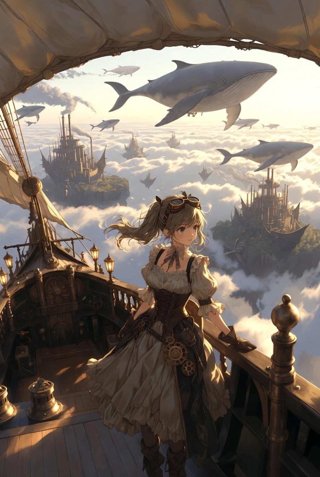 飛行船に乗って