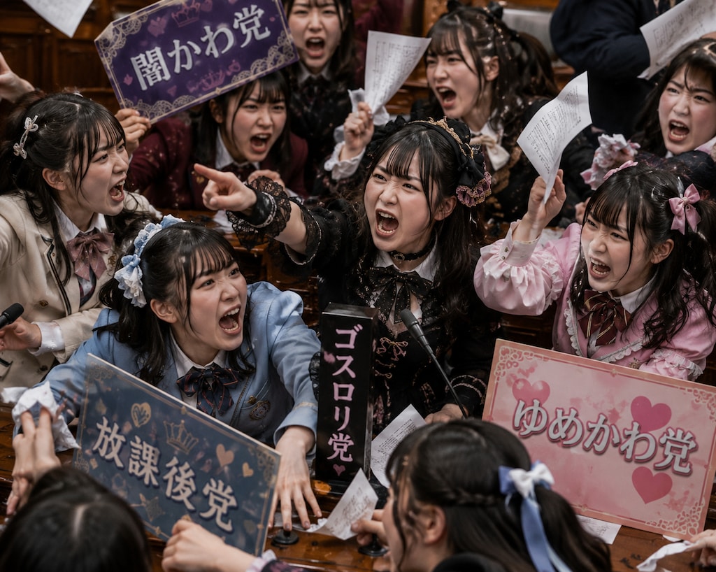 国会を運営する女の子