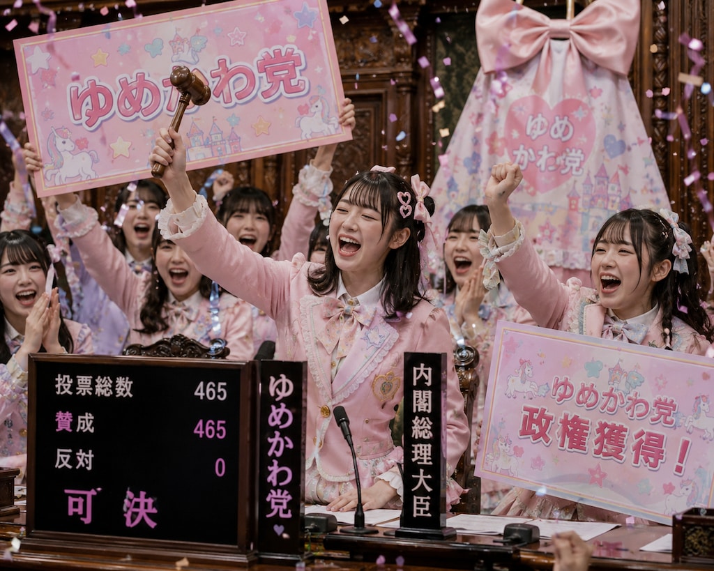 国会を運営する女の子