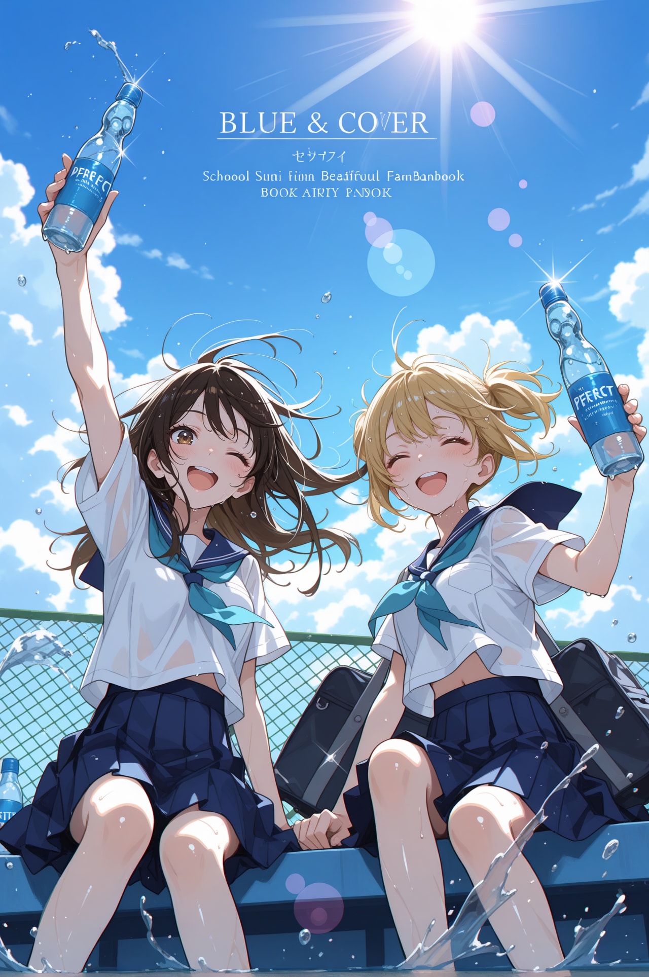 BLUE SKY & CIDER | の人気AIイラスト・グラビア