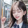 激しいお姉さんが電車に乗ってきた 6枚目