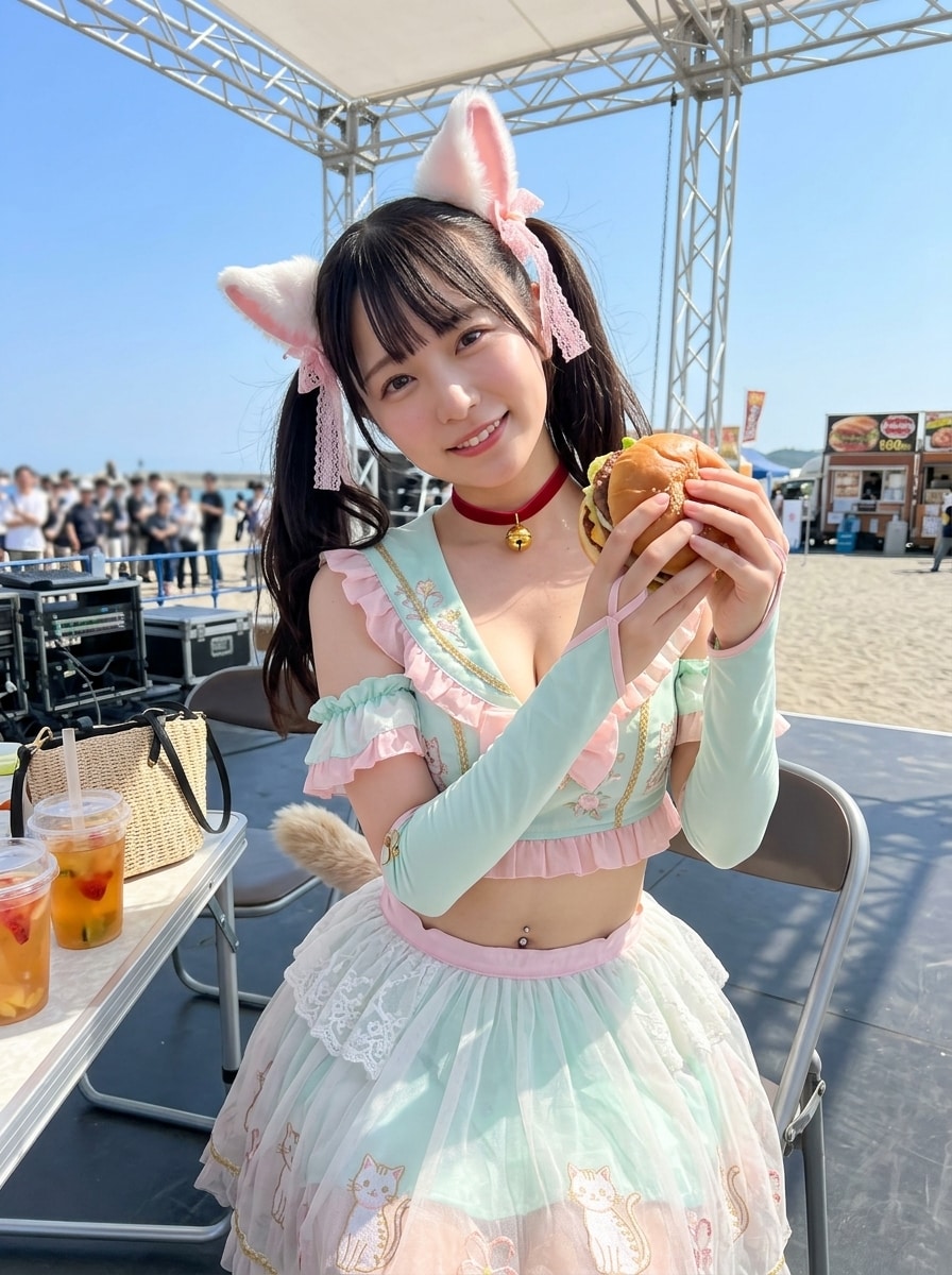 黒ツイにゃん