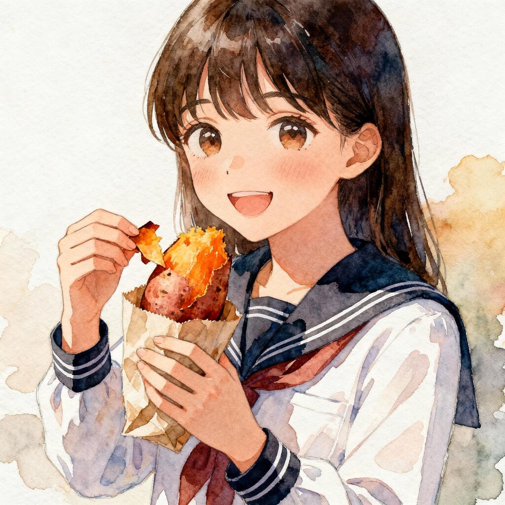 冬の楽しみは・・・焼き芋だよね!