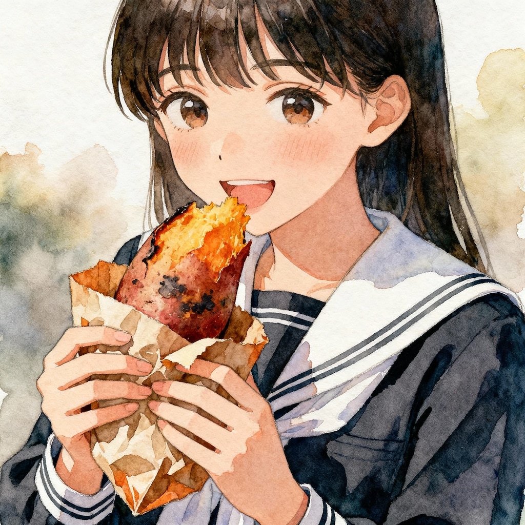 冬の楽しみは・・・焼き芋だよね!