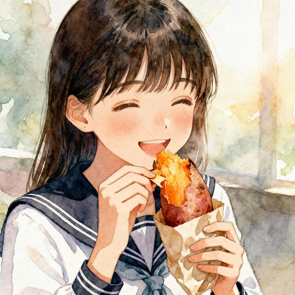 冬の楽しみは・・・焼き芋だよね!