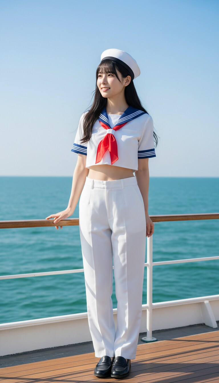 かっこかわいい水兵海原愛海の航海