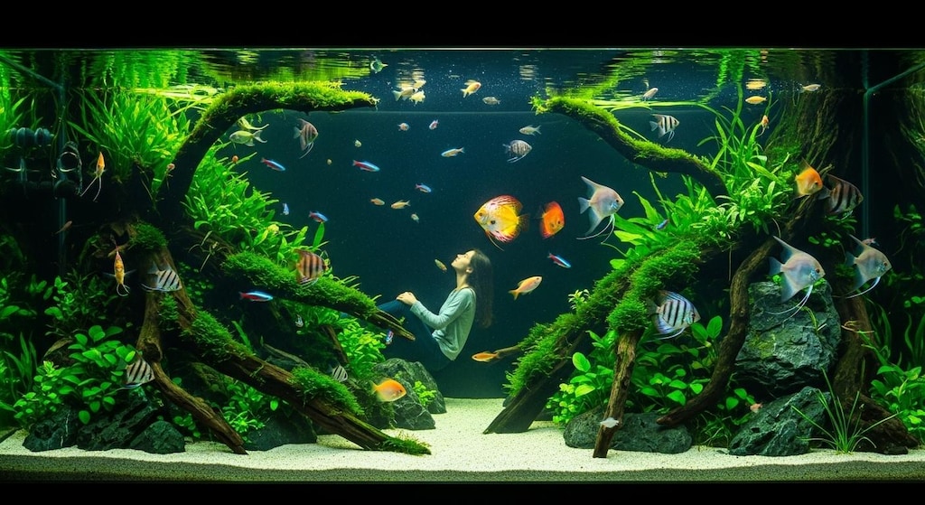 アクアリュウムの中へ