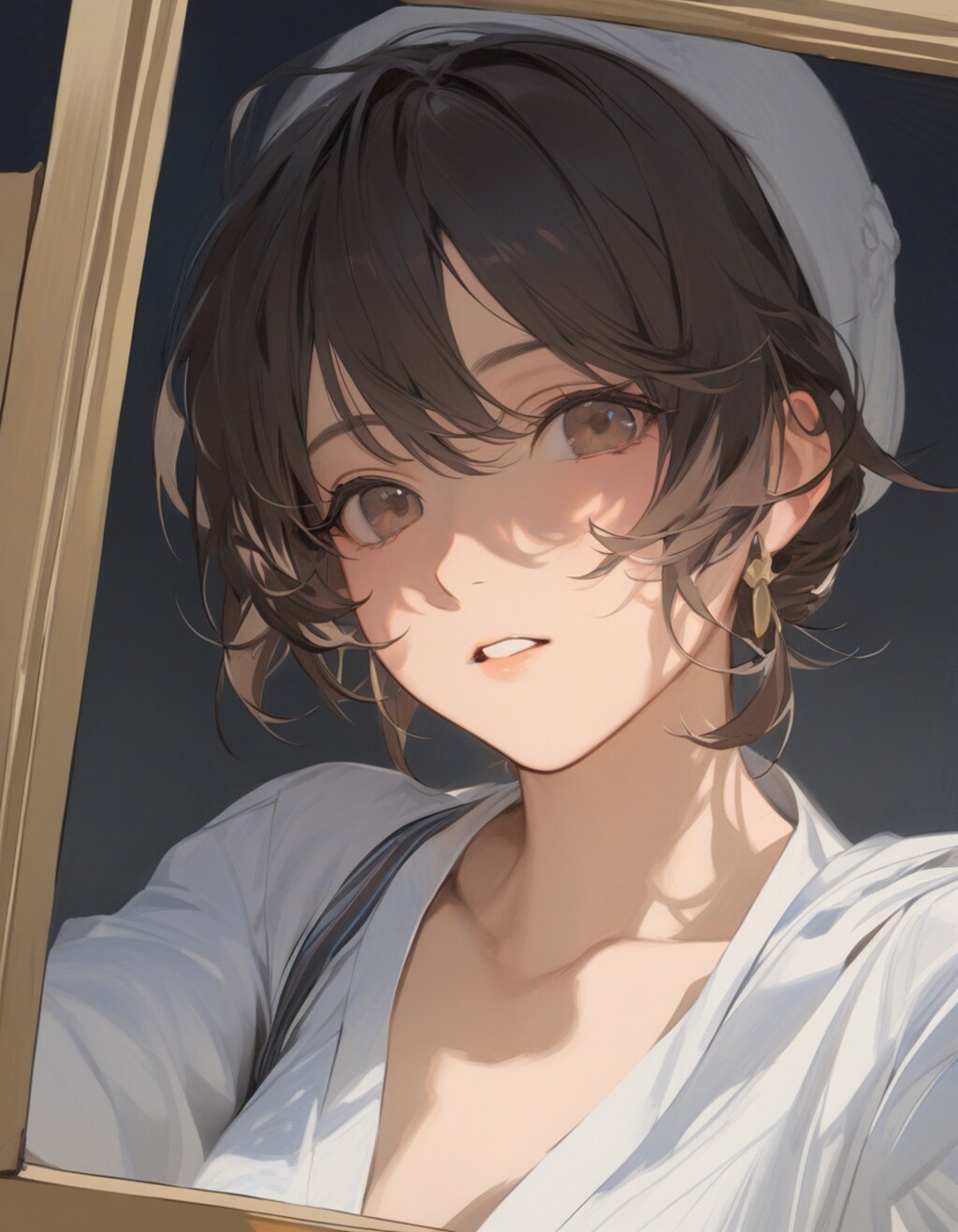 「俺の自画像」（AI調べ…💧）